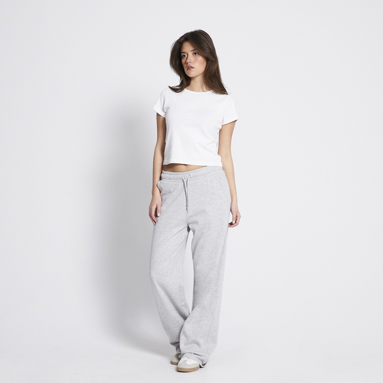 Straight sweatpants "Vera" Grey Melange